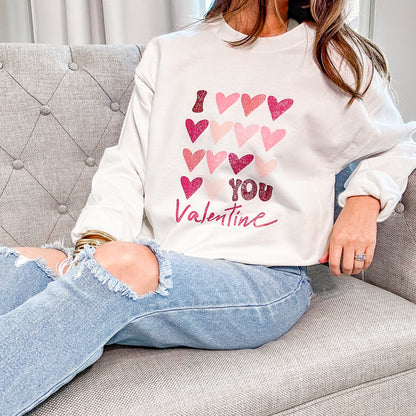 SALE - I Love You Valentine T- Shirt